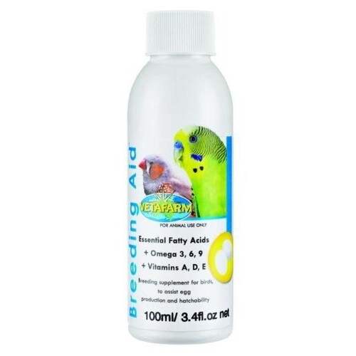 Vetafarm Pet Bird Breeding Aid Liquid Vitamin Supplement 100ml 