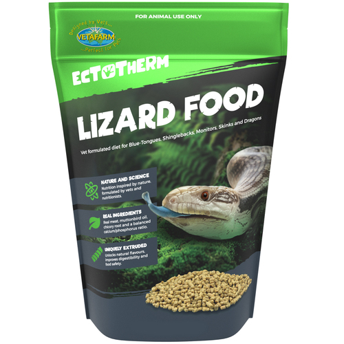 Vetafarm Ectotherm Lizard Food Complete Balanced Diet 350g