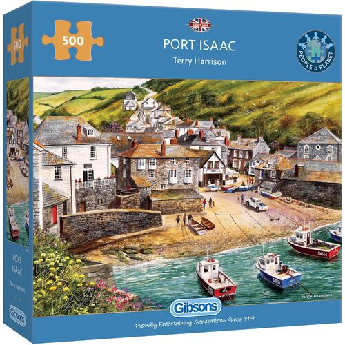 Gibsons Port Isaac by Terry Harrison Jigsaw Puzzle 500 Pieces (GIB008920)