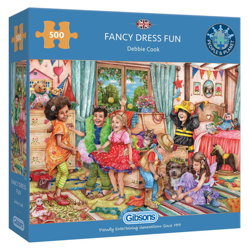 Gibsons Fancy Dress Fun by Debbie Cook Jigsaw Puzzle 500 Pieces (GIB031508)