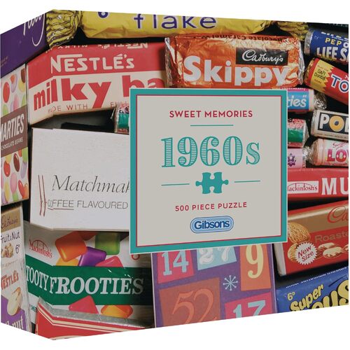 Gibsons Sweet Memories of the 1960s Jigsaw Puzzle 500 Pieces (GIB034417)