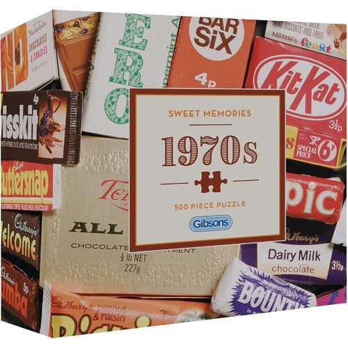 Gibsons Sweet Memories of the 1970s Jigsaw Puzzle 500 Pieces (GIB034424)