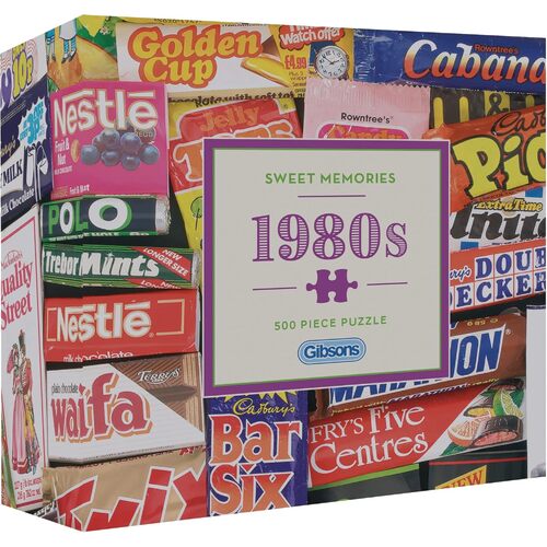 Gibsons Sweet Memories of the 1980s Jigsaw Puzzle 500 Pieces (GIB034431)