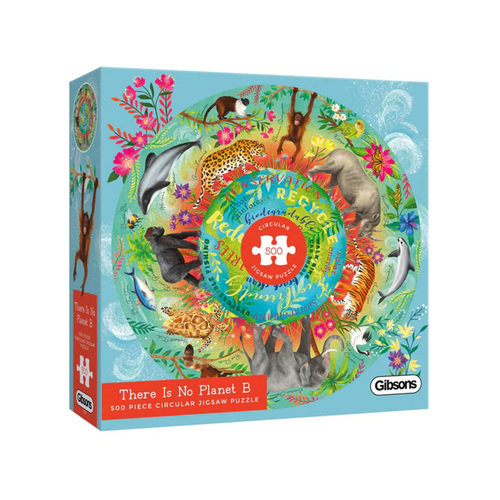 Gibsons There is No Planet B Circular Jigsaw Puzzle 500 Pieces (GIB037043)