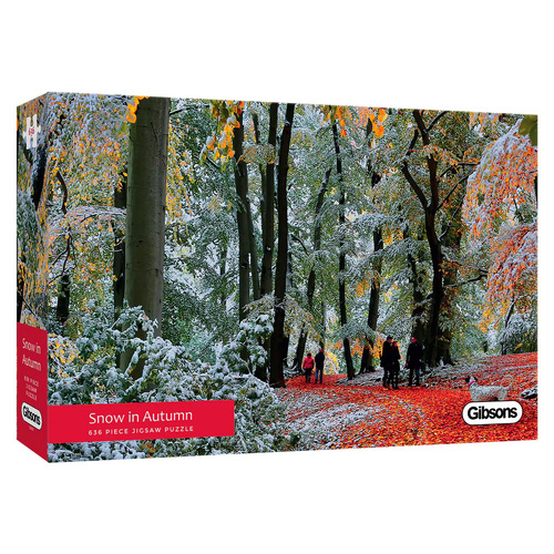 Gibsons Snow in Autumn Adult Jigsaw Puzzle 636 Pieces (GIB040579)