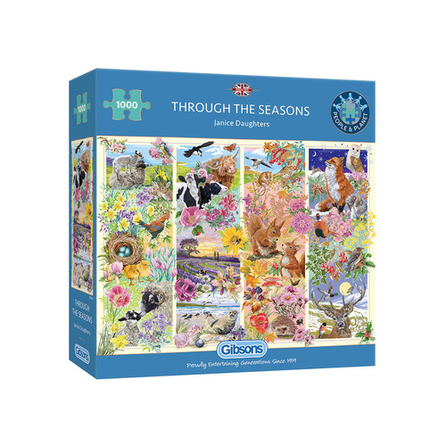 Gibsons Through the Seasons Jigsaw Puzzle 1000 Pieces (GIB063493)