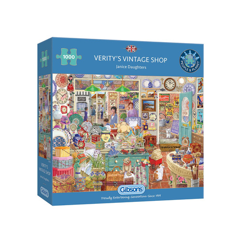 Gibsons Veritys Vintage Shop Jigsaw Puzzle 1000 Pieces (GIB063554)