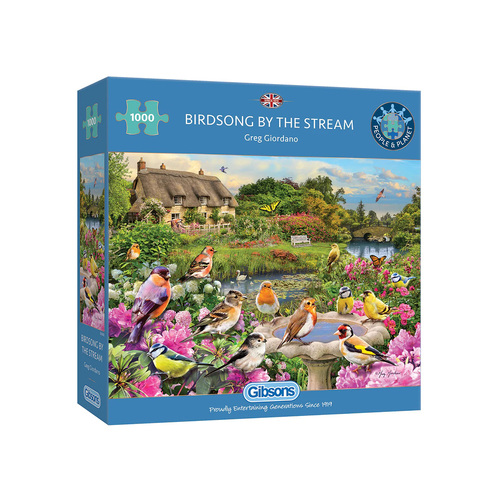 Gibsons Birdsong by the Stream Jigsaw Puzzle 1000 Pieces (GIB063622)