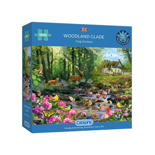 Gibsons Woodland Glade by Greg Giordano Jigsaw Puzzle 1000 Pieces (GIB063707)