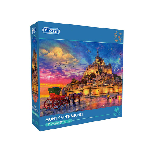 Gibsons Mont Saint-Michel by Dominic Davison Jigsaw Puzzle 1000pcs (GIB064087)