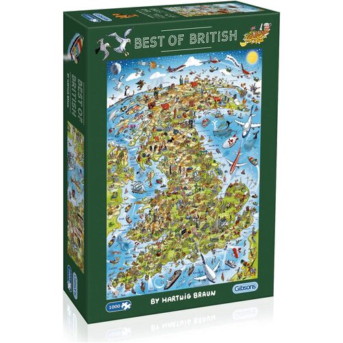 Gibsons Best of British by Hartwig Braun Jigsaw Puzzle 1000 Pieces (GIB070965)