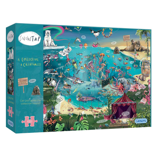 Gibsons Collective of Creatures Jigsaw Puzzle 1000 Pieces (GIB071313)