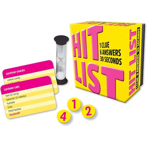 Gamewright Hit List 1 Clue 6 Answers 30 Seconds Party Game (GWI1111)