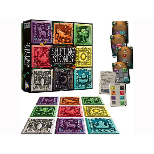 Gamewright Shifting Stones A Game of Tiles & Tactics Family Game (GWI119)