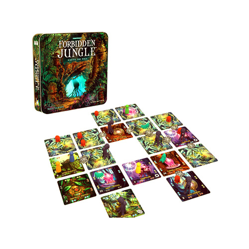 Gamewright Forbidden Jungle Survive the Wild Board Game in Tin (GWI429)