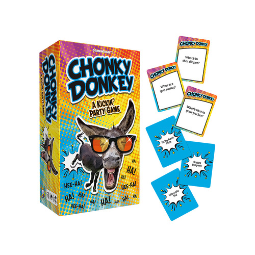 Gamewright Chonky Donkey Kickin Party Game for Ages 12+ (GWI7125)