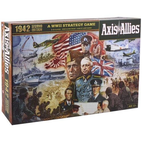 Hasbro Axis & Allies 1942 Second Edition Strategy Game for Ages 12+ (HASF3151)