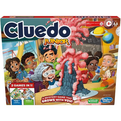 Hasbro Cluedo Junior Plus Mystery Board Game 2-6 Players Ages 4+ (HASF6419)