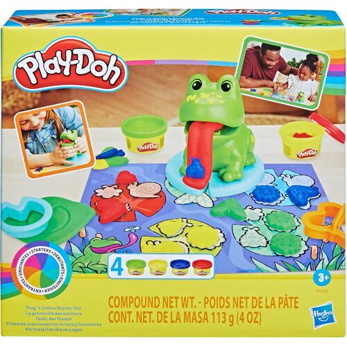 Play-Doh Frog N Colors Starter Playset for Ages 3+ (HASF6926)