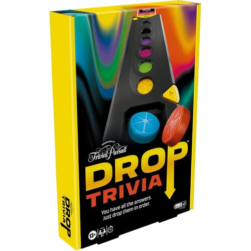 Hasbro Trivial Pursuit Drop Trivia Family Game 2+ Players Ages 13+ (HASF9833)