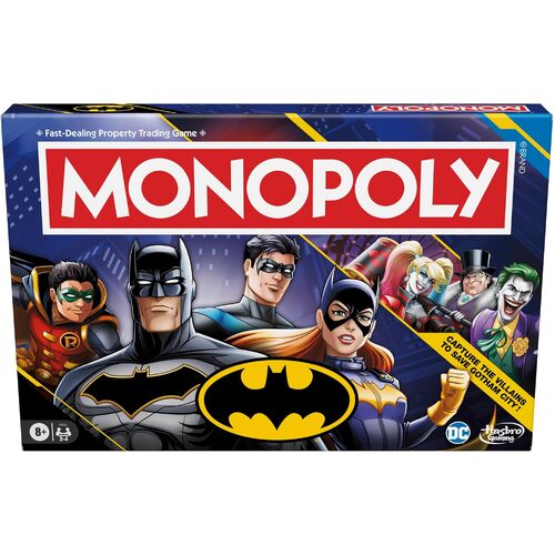 Hasbro Monopoly Batman Edition Board Game 2-4 Players Ages 8+ (HASF9930)