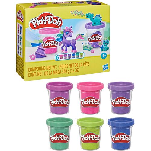 Play-Doh Sparkle Collection for Kids Ages 2+ 6 Pack (HASF9932)