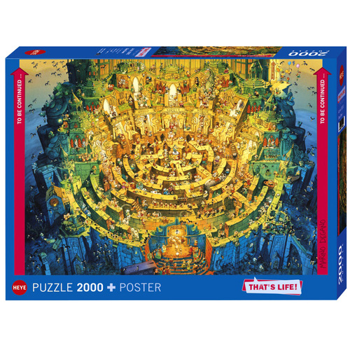 Heye Thats Life Deep Down Jigsaw Puzzle + Poster 2000 Pieces (HEY30015)