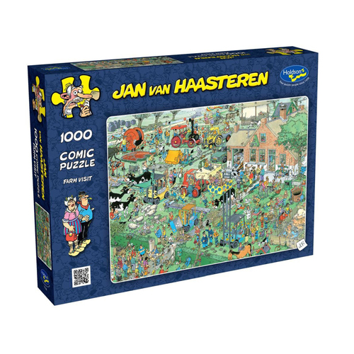 Holdson Jan Van Haasteren Farm Visit Jigsaw Puzzle 1000pcs (HOL775989)