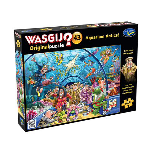 Holdson Wasgij Original 43 Aquarium Antics Jigsaw Puzzle 1000pcs (HOL776344)