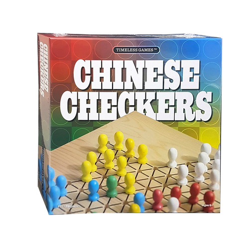 Hansen Timeless Games Chinese Checkers 2-6 Players Ages 6+ (HSN741946)