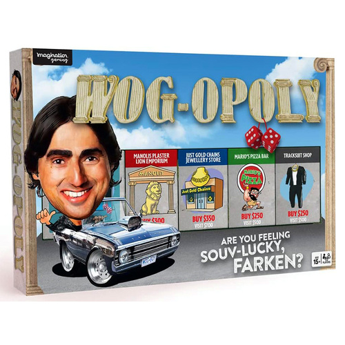 Imgination Games Wog-Opoly Are You Feeling Souv-Lucky Farken Game (IMA01949)