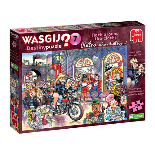 Jumbo Wasgij Retro Destiny 7 Rock Around the Clock Jigsaw Puzzle (JUM00017)