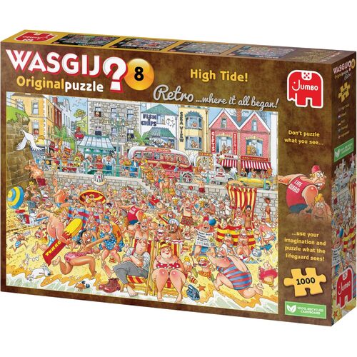 Jumbo Wasgij Retro Original 8 High Tide Jigsaw Puzzle 1000pcs (JUM00328)