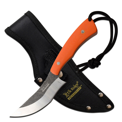 Elk Ridge Evolution 8CR13 Orange G10 Skinner Knife 190mm (K-ERE-FIX012-OR)