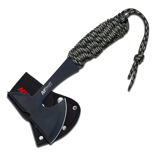 MTech USA Camo Paracord Hatchet incl Nylon Sheath 228mm (K-MT-600CA)