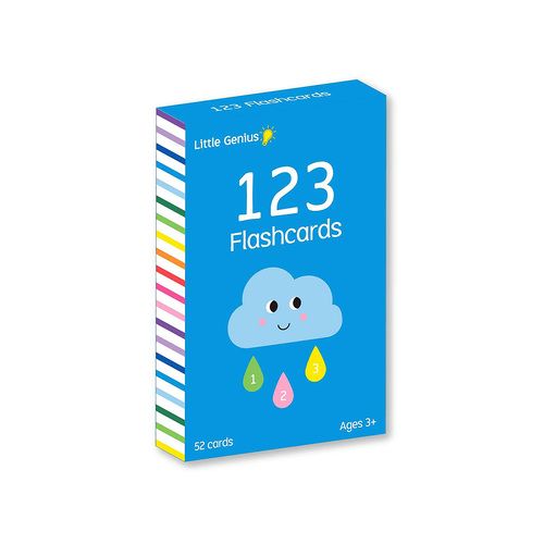 Lake Press Little Genius 123 Flashcards for Ages 3+ (LAK227120)