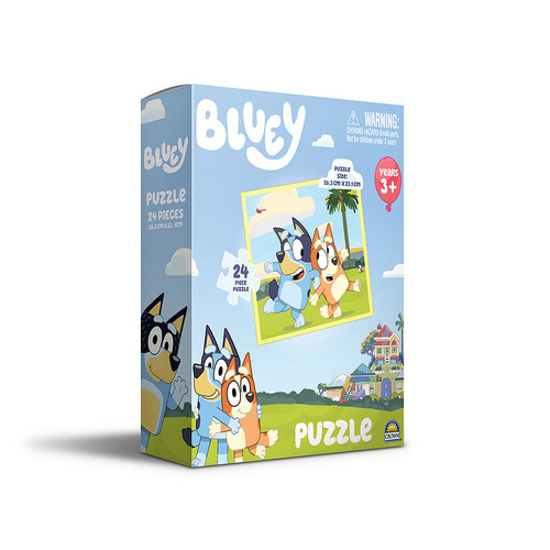 Crown Bluey Children Jigsaw Puzzle for Ages 3+ 24 Pieces (MJM185809)