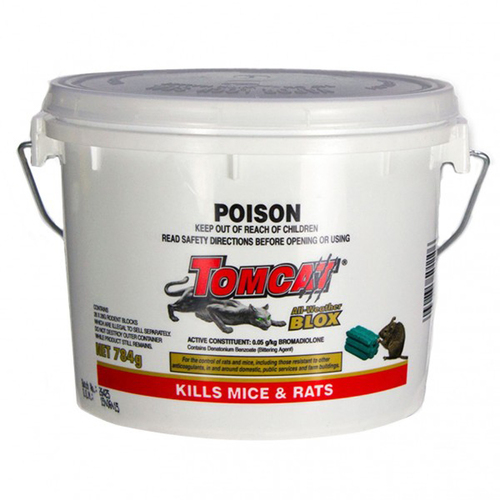 Tomcat All Weather Blox Rodenticide Mice & Rat Bait 28 x 28g