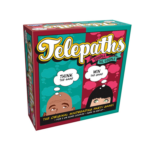 Outset Media Telepaths Couple Vs Couple Mind Reading Party Game (OUT10235)