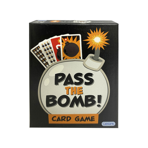 Gibsons Pass The Bomb Party Card Game for Ages 8+ (PIA603433)