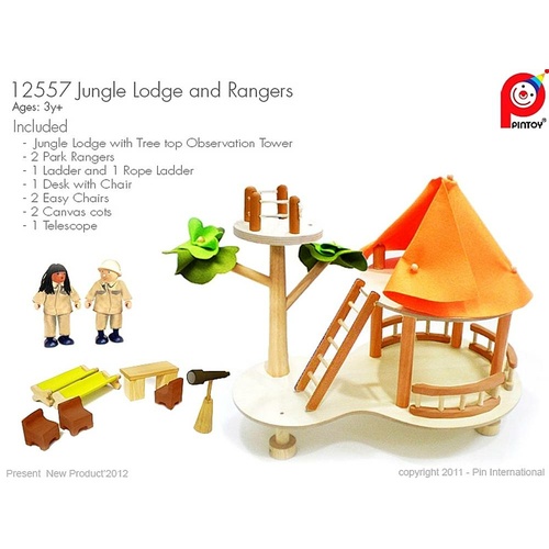 Jungle Lodge Rangers Pin12557 Pintoy