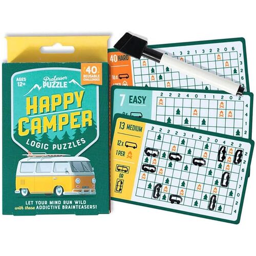 Professor Puzzle Happy Camper Logic Puzzles for Ages 12+ (PRO244448)