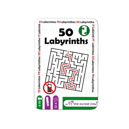 Fifty Labyrinths In Tin Board Game (PUR026603)