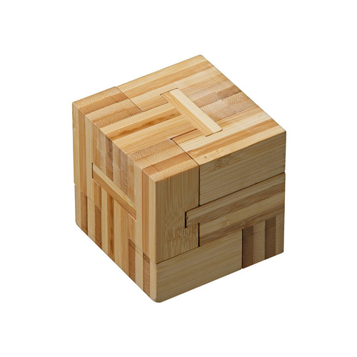 Philos Bamboo Slide Puzzle Cube Brain Teaser Puzzle (PZ060678)