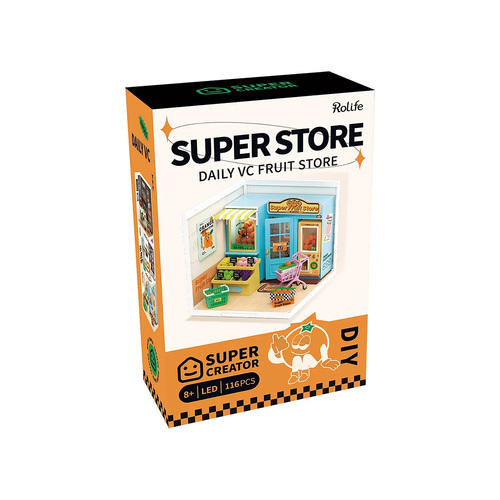 Robotime Rolife DIY Super Store Daily VC Fruit Store 3D Kit (ROB118100)