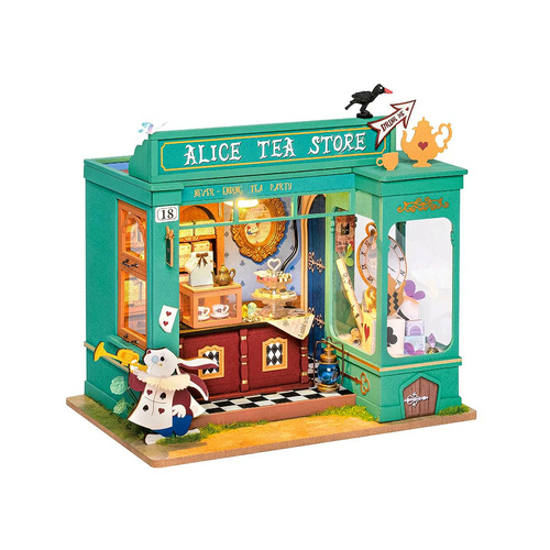 Robotime Rolife Alice Tea Store DIY Miniature House Kit DG156 (ROB118247)