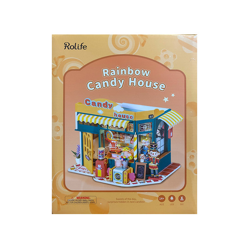 Robotime Rolife DIY Rainbow Candy Miniature House DG158 (ROB118636)