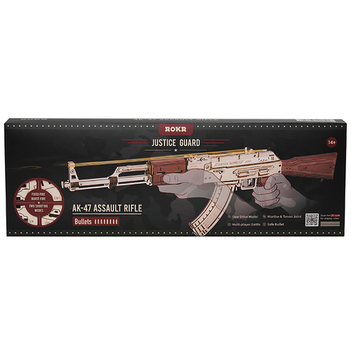 Rokr DIY AK-47 Assault Rifle 3D Model Kit for Ages 14+ (ROB118827)