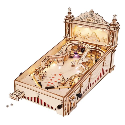 Rokr Classical 3D Pinball Machine 3D Wooden Puzzle EG01 (ROB118902)