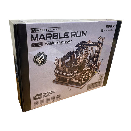 Rokr Marble Run Marble Spaceport 3D Wooden Puzzle LGC01 (ROB120547)